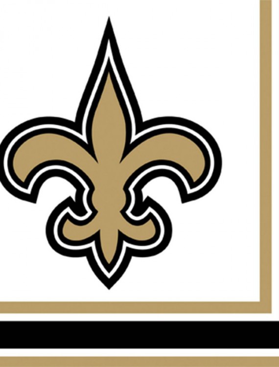 NFL New Orleans Saints Lunch Napkins (16 count)