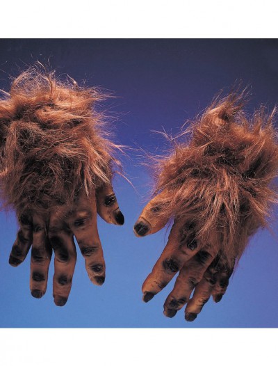 Werewolf Brown Hairy Hands Adult