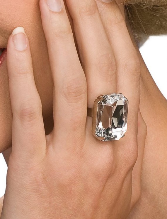 Faux Diamond Ring