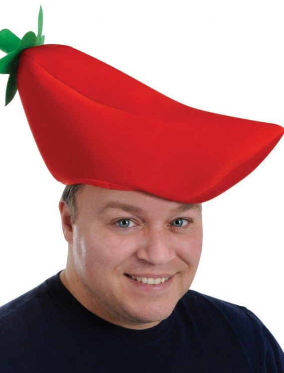 Plush Chili Pepper Hat