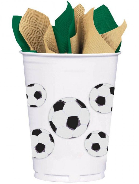 Soccer Fan 14 oz. Plastic Cups (8)