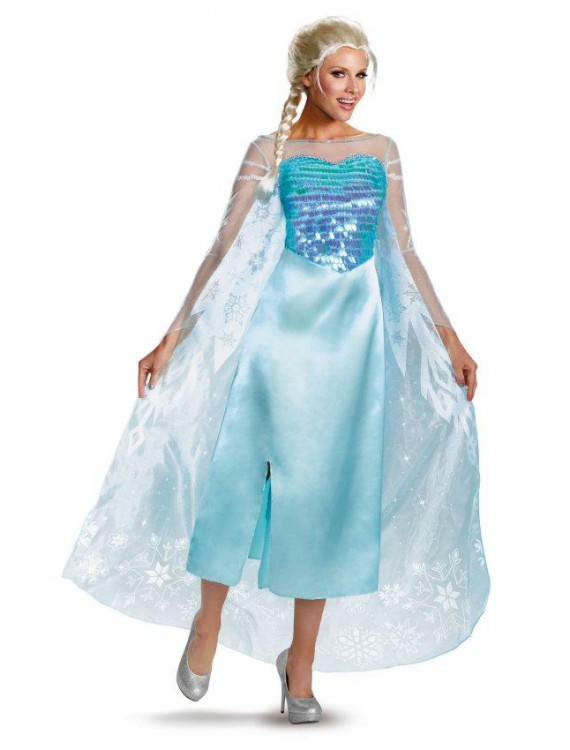 Disney Frozen - Plus Size Deluxe Elsa Dress