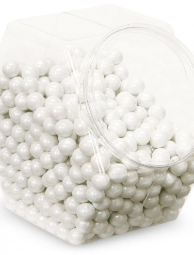 Shimmer White Sixlets Candy