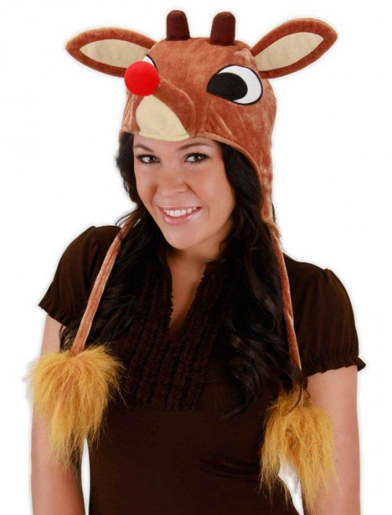 Rudolph Light-Up Hoodie Hat