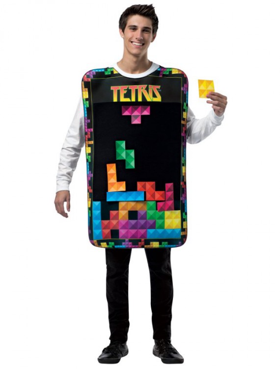 Tetris Movable Pieces Adult Tunic Costume