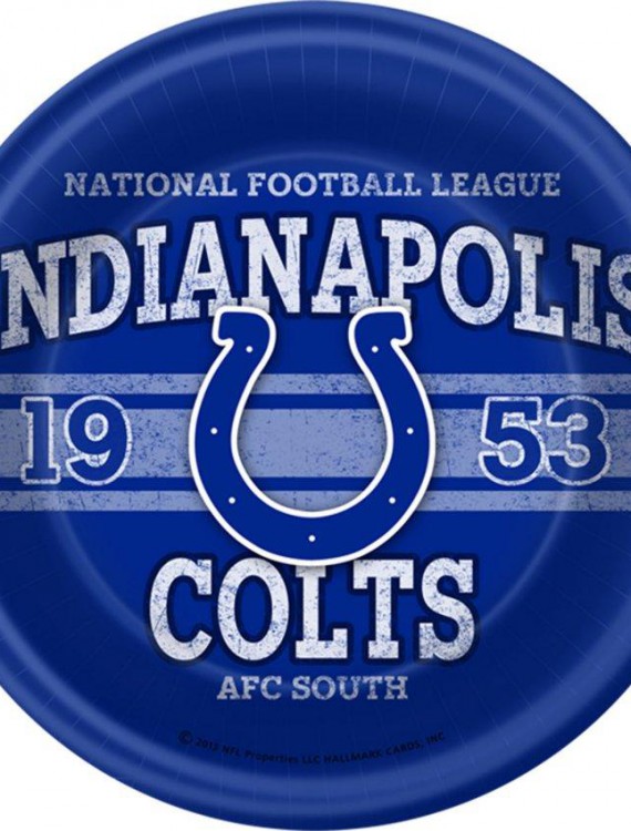 NFL Indianapolis Colts Dinner Plates (8 count)