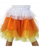 Deluxe Candy Corn Glitter Skirt