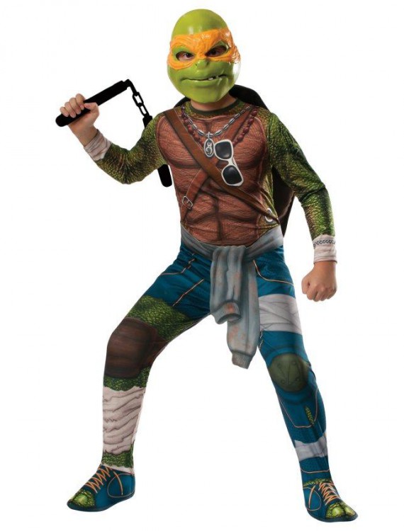 Teenage Mutant Ninja Turtle Movie - Deluxe Michelangelo Adult Costume