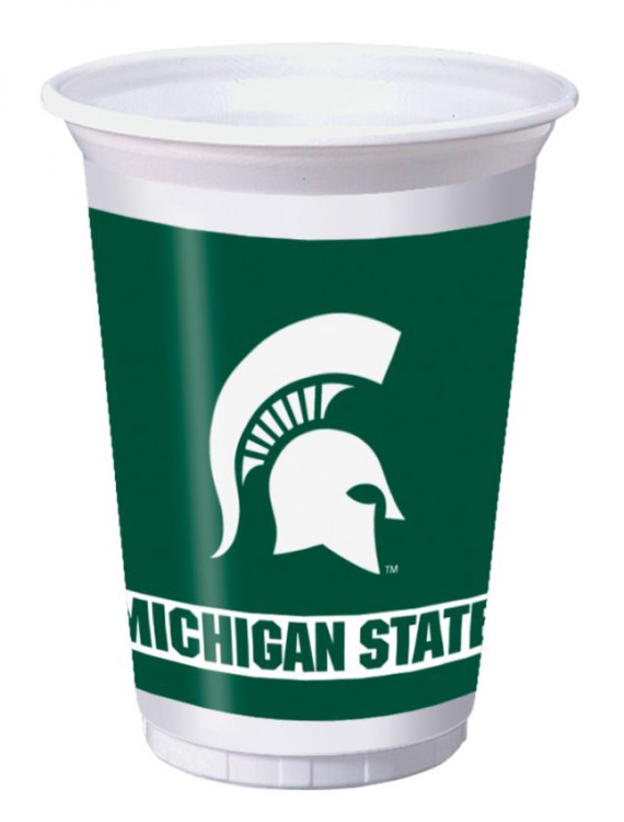 Michigan State University Spartans 20 oz. Cups (8)