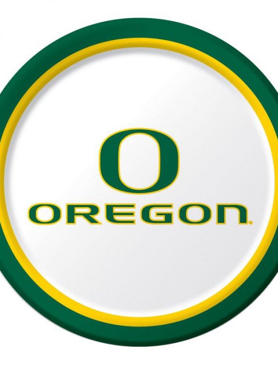 University of Oregon Ducks Dinner Plates (8)