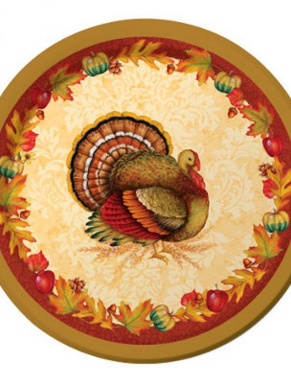 Thanksgiving Blessing Dessert Plates (8)