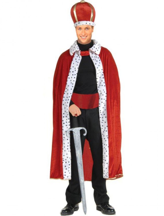 King Robe Crown Adult Costume Kit