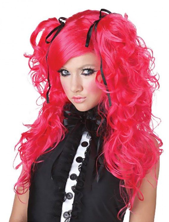 Doll House (Hot Pink) Adult Wig