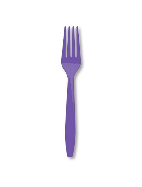 Perfect Purple (Purple) Heavy Weight Forks (24 count)
