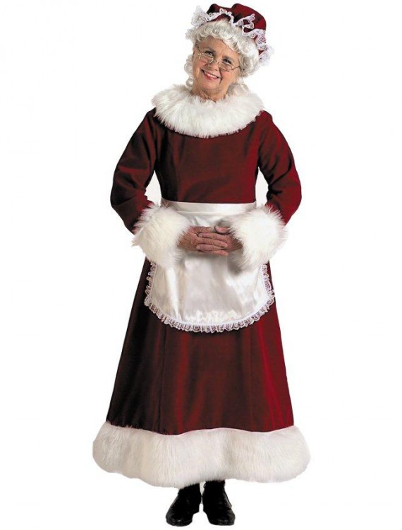 Mrs. Claus Dress Adult Plus Costume