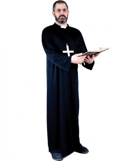 Priest Adult Plus Costume