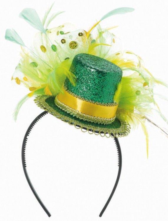 St. Patrick's Day Feathered Headband