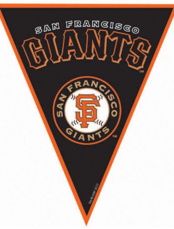 San Francisco Giants Baseball - 12' Pennant Banner