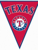 Texas Rangers Baseball - 12' Pennant Banner