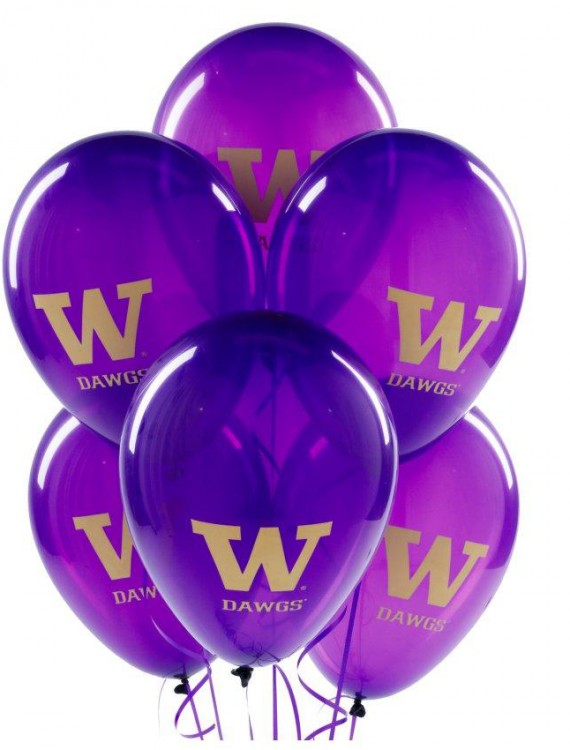 Washington Huskies - Latex Balloons (10 count)